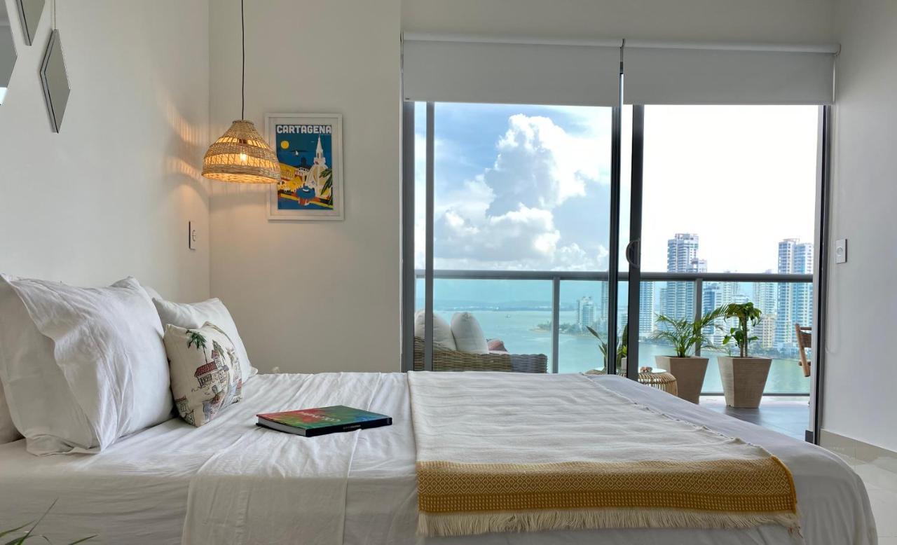 1Bd Condo Amazing View-Modern Apt-Luxury Building Cartagena Exteriér fotografie